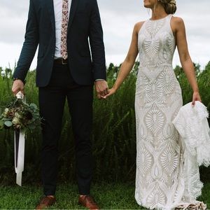 Wilderly Bride Marlowe Lace Wedding Gown